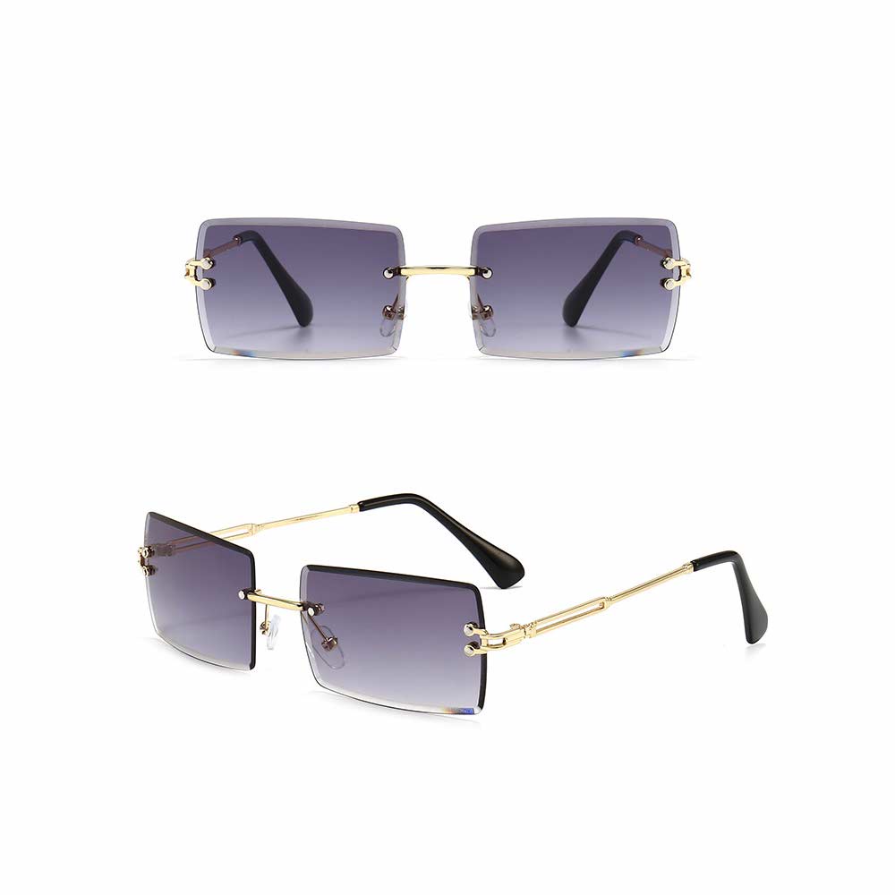 Kacamata UV400 [ Abu abu ] Anti Radiasi - Sunglasses Pria &amp; Wanita Korea - HM8102