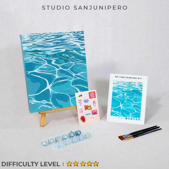 

Shades Of Blue Painting Kit By Number Studio Sanjunipero