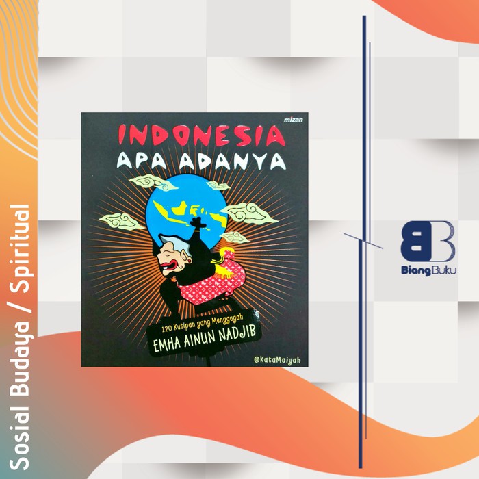 Buku Indonesia Apa Adanya Emha Ainun Nadjib Original Mizan