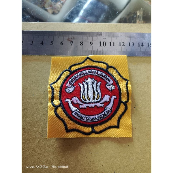 BEDGE KARANG TARUNA EMBLEM KARANG TARUNA BADGE BORDIR taruna logo karang taruna patch bordir karang 