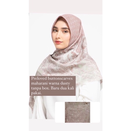 PRELOVED BUTTONSCARVES MAHARANI DUSTY