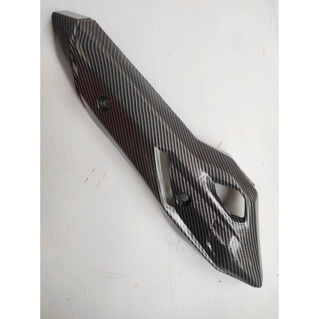 Cover Radiator Karbon Vario 150 tahun 2017. Tutup knalpot carbon variasi vario 150 2017