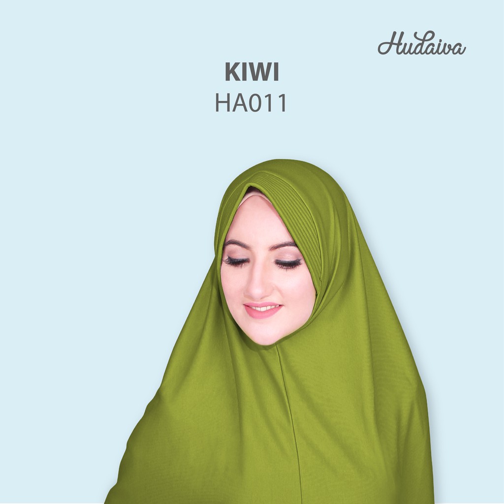 Jilbab Hudaiva Andalus HDVA - HA011 Kiwi