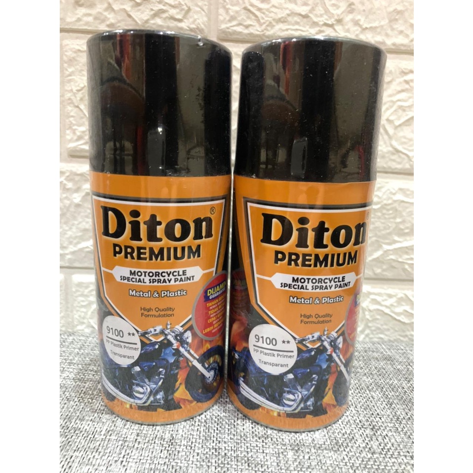 Cat Pilox Diton Premium 9100 PP Plastic Primer 300cc Epoxy Poxy Foxi Transparan bodi kasar plastik