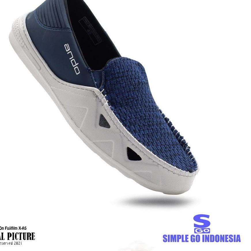 BDG-737 SEPATU SLIP ON PRIA - SEPATU COWOK SLIP-ON ANDO PRO WARIOR NEO 39-43 - Paling Bagus