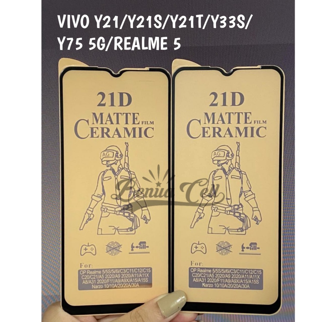 CERAMIC MATTE ANTI GLARE VIVO Y21 Y21S Y21T