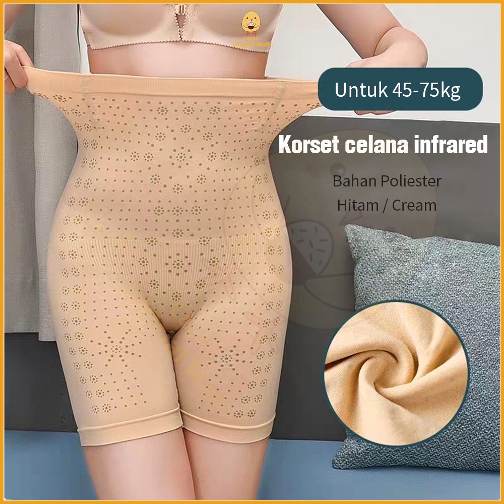 Lacoo Celana dalam korset wanita Korset celana pelangsing perut Shapewear pants