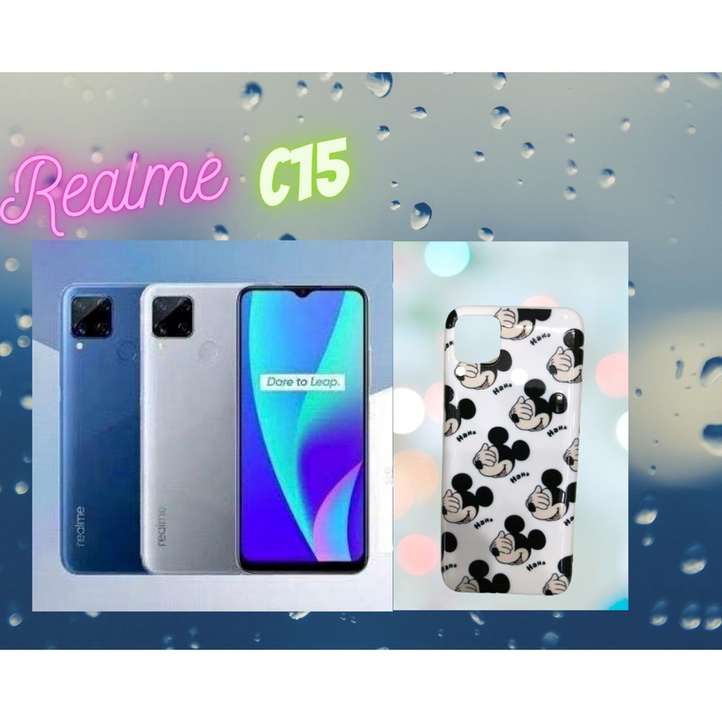 SILIKON GAMBAR REALME C15 KARTUN