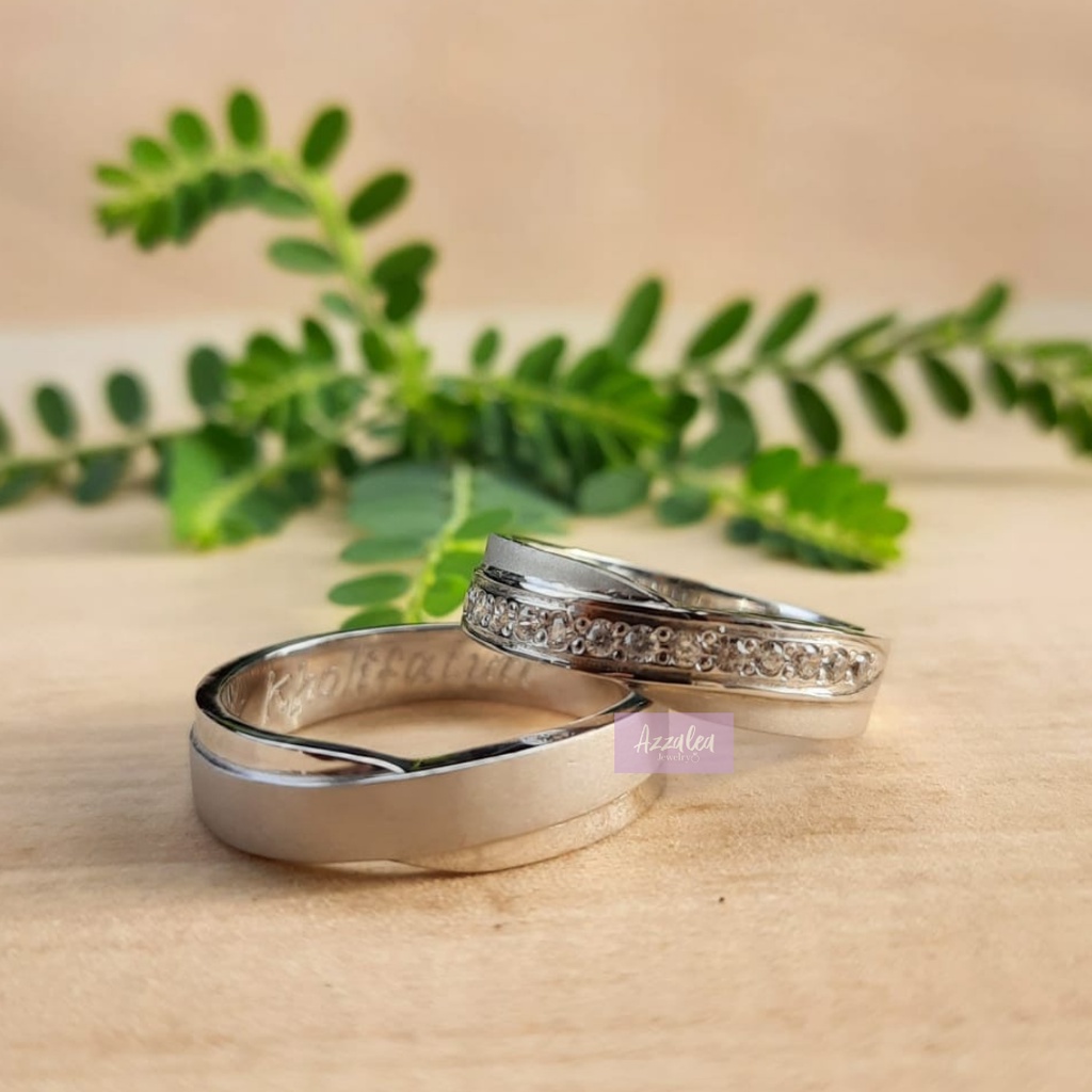 CINCIN PERAK COUPLE CINCIN NIKAH PERAK CINCNIN TUNANGAN PERAK