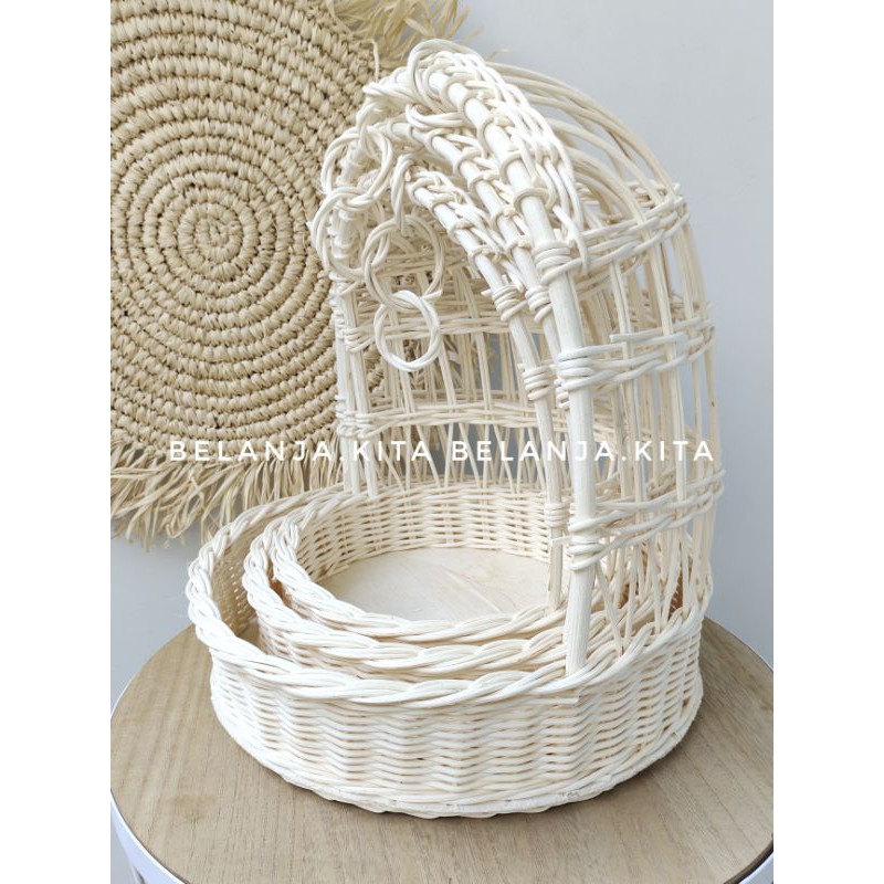 keranjang hantaran ayun set3/ box hantaran rotan