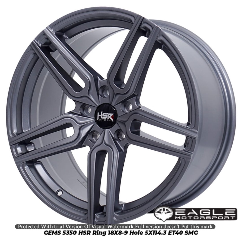 Velg Mobil Original HSR Tipe GEMS R18 Ring 18 Pelek Innova Xpander Terios Rush Camry