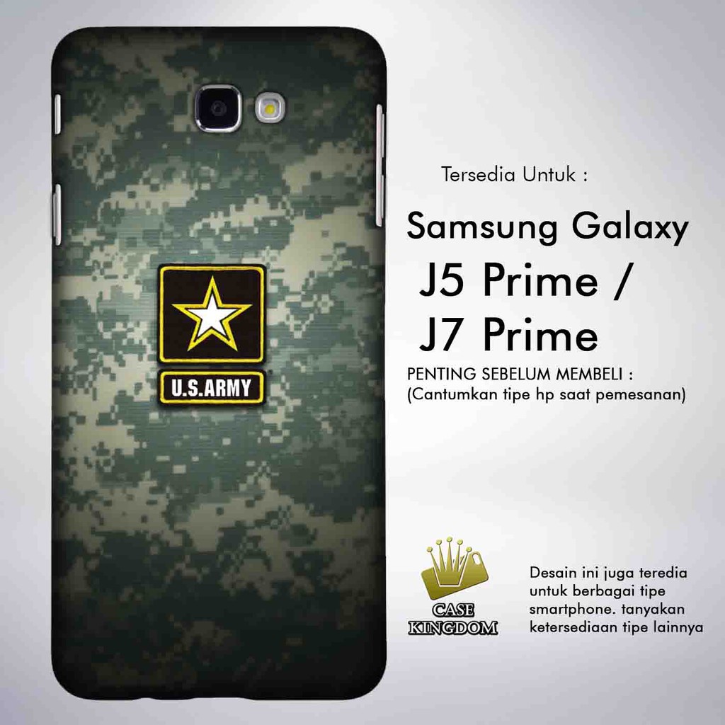US Army Camo Logo 1 Case Custom Samsung Galaxy J5 Prime | J7 Prime Casing Cover
