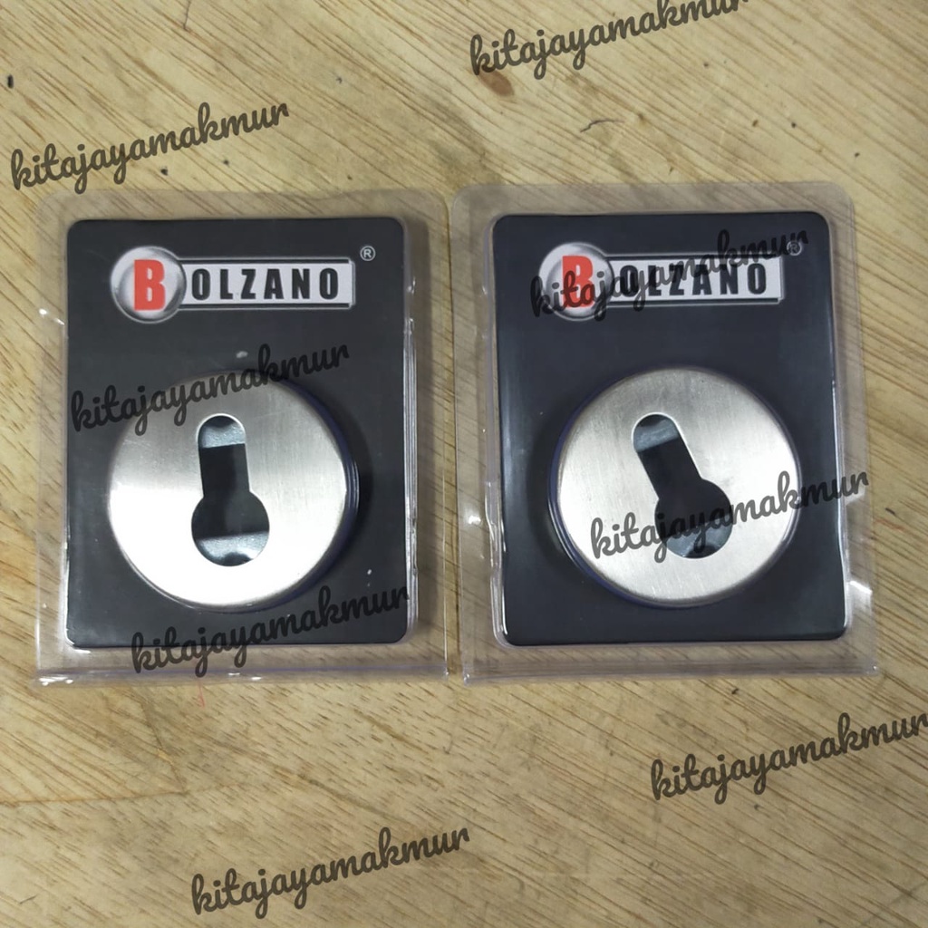 RING CUP SILINDER PINTU STAINLESS MURAH/TUTUP KUNCI PINTU RUMAH BULAT - BOLZANO