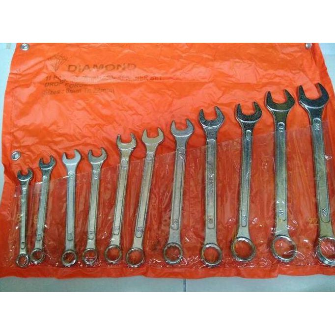 Ring Pas Set 11 Pcs Diamond Kunci Ring Pas Set