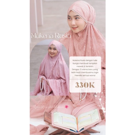 Mukena Mewah Dalanova | Mukena Renda Rusia Dalanova | Mukena Rusia Dalanova