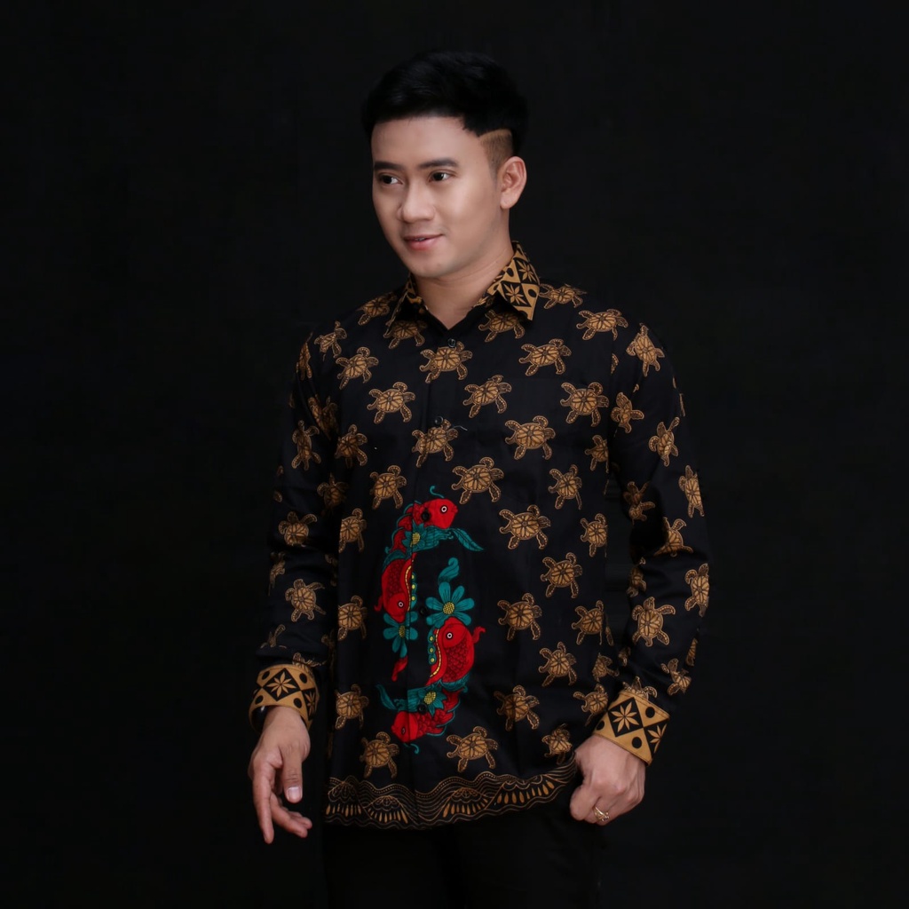 Kemeja batik lengan panjang size m l xl xxl xxxl-NO  KMJ  Kartini