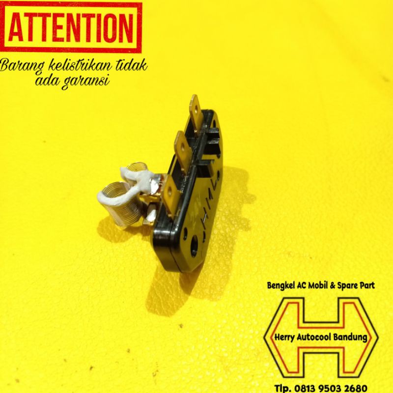 werstan / Resistor Blower 3 Kaki Sejajar Ac Mobil 24 volt Denso