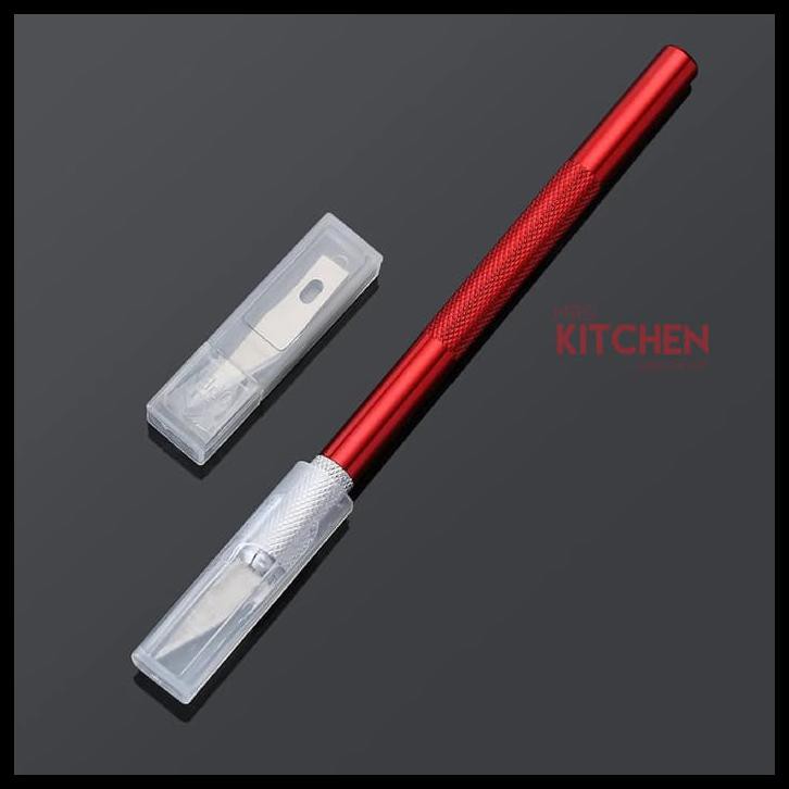 

Pisau Modeling Hobby Knife Carving Art Craft Pen Tools With 6 Blades