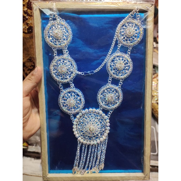 kalung penganten silver