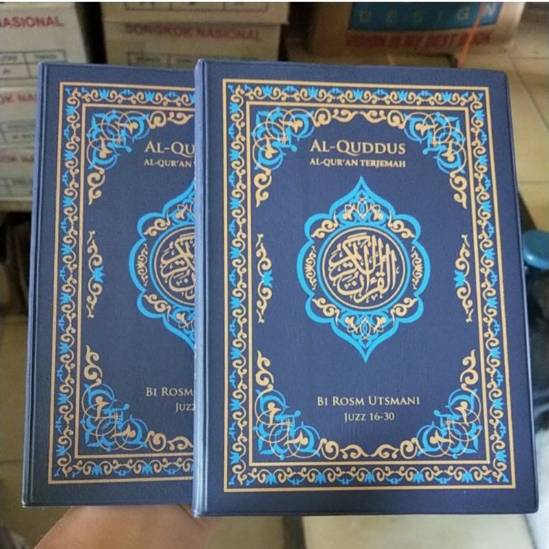 AL-QUR'AN KUDUS TERJEMAH ROSM UTSMANI 2 JILID - AL QURAN KUDUS TANGGUNG