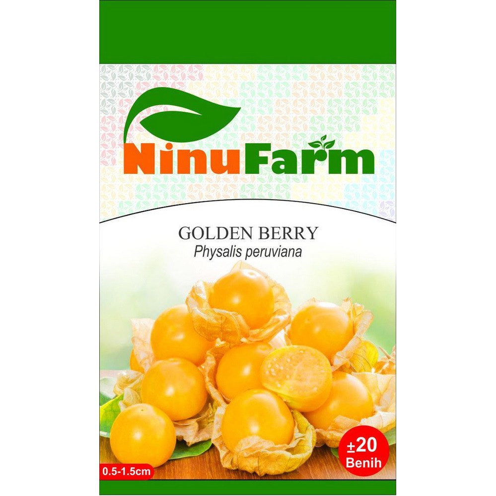 Benih Bibit Buah Ciplukan Kuning/Golden Berry Ninufarm (20 Butir)