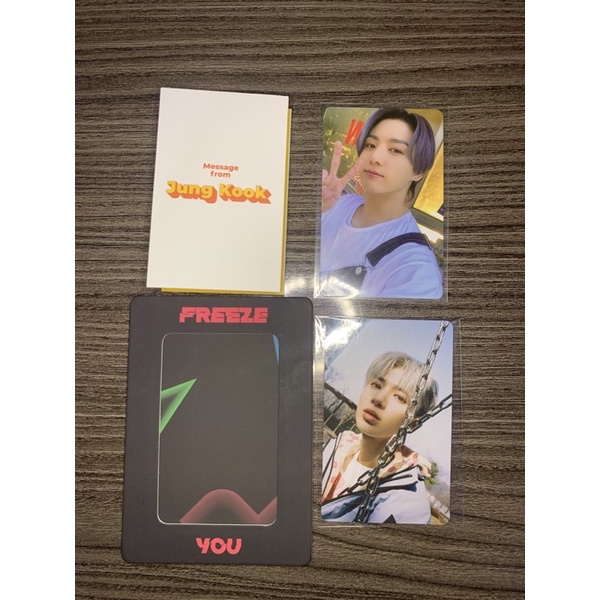 BTS PHOTOCARD PC POB BUTTER JUNGKOOK JK TAEHYUN FREEZE