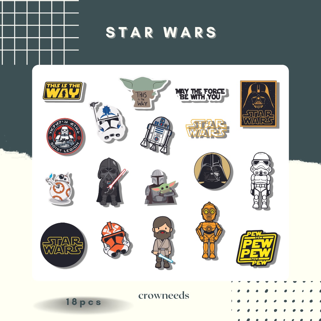 

[STIKER STAR WARS] STICKER AESTHETIC | STICKER TUMBLR | STIKER PACK | STIKER LAPTOP | STIKER HP | STIKER AESTHETIC | STIKER BAND | STIKER LOGO | STIKER HYPEBEAST