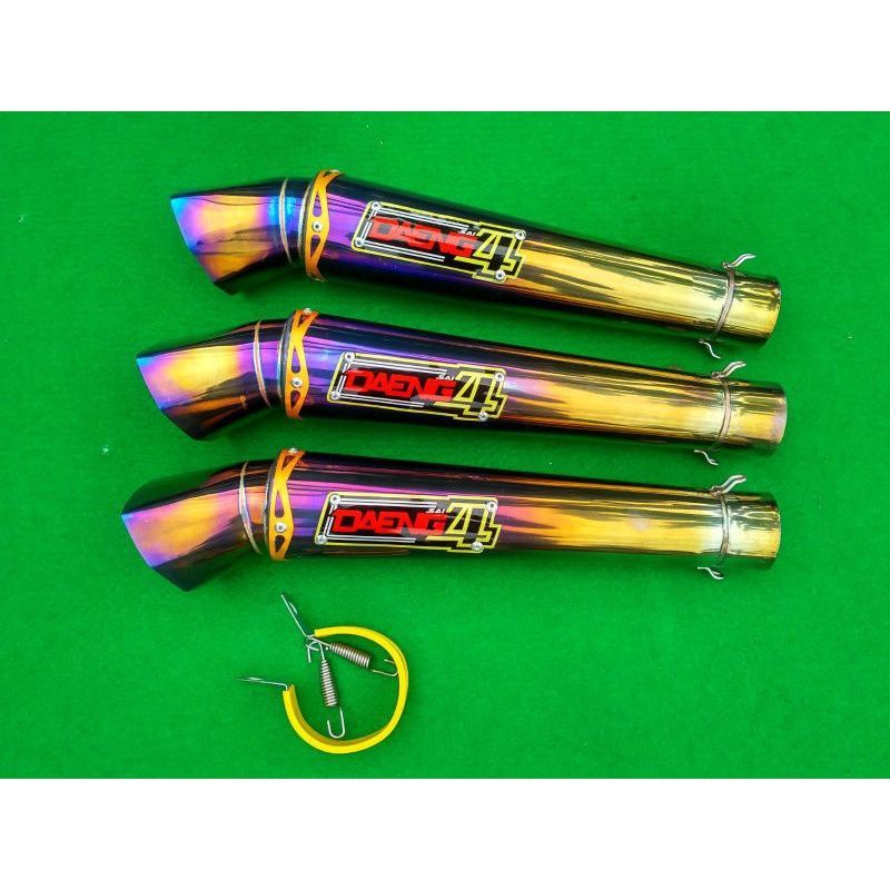 Silincer Knalpot Daeng sai4 Stainlis Corong Kerucut Vario Beat Mio Nmax New Nmax Old Aerox Scoopy in