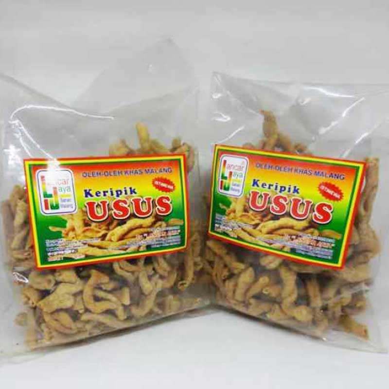 

Keripik Usus Lancar Jaya khas Malang