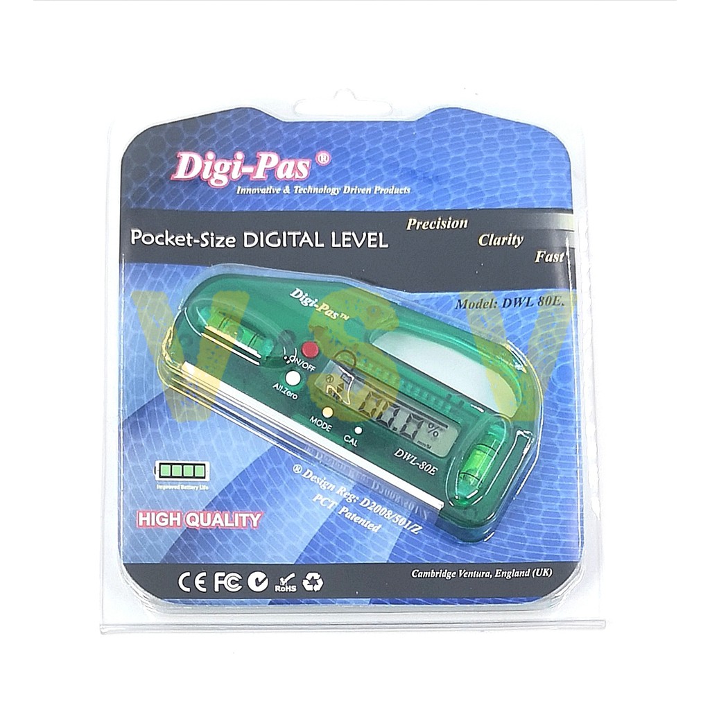 Digipas Pocket size digital level / waterpas digital / waterpas mini