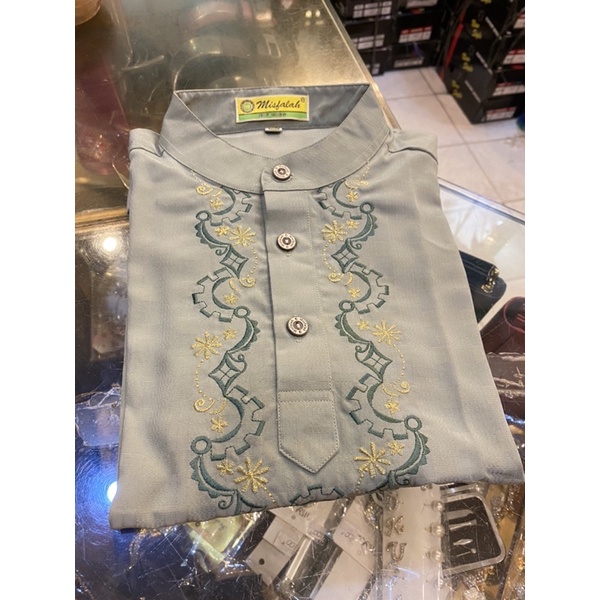 SALE BAJU KOKO ANAK BAJU SHOLAT ANAK BAJU LEBARAN MISFALAH ANAK HIJAU