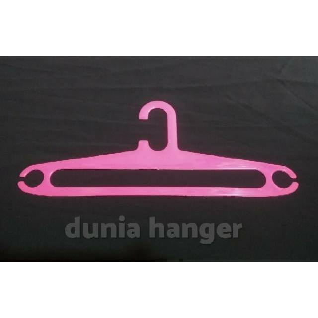 Hanger plastik anak 14 in harga 1 Lusin