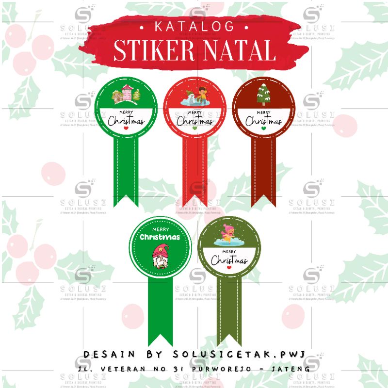 

Stiker Natal Lucu