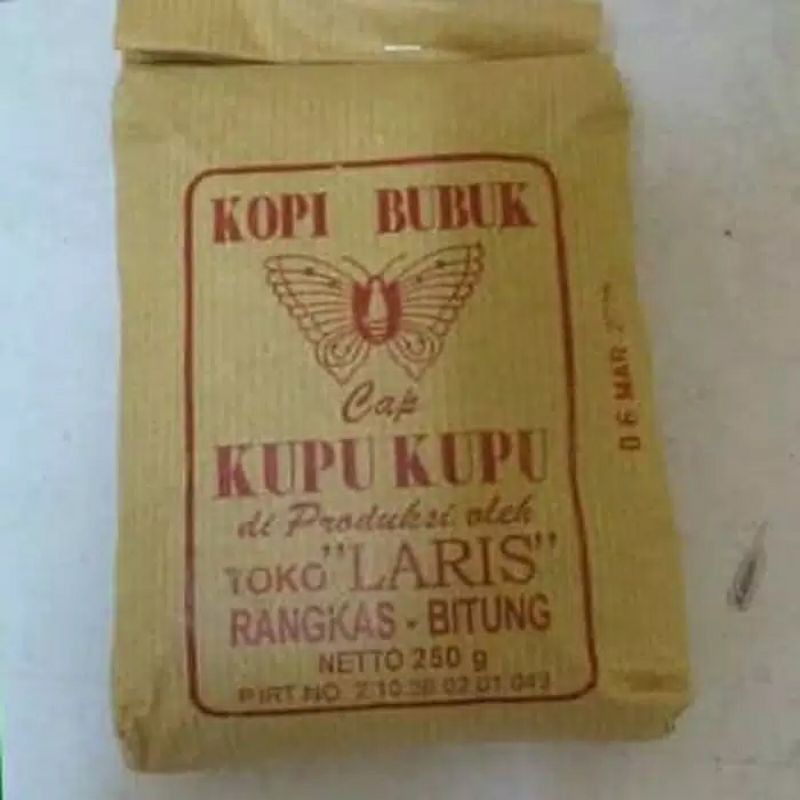 

Kopi Hutam Cap Kupu Kupu Kopi Khas Rangkasbitung 250gr