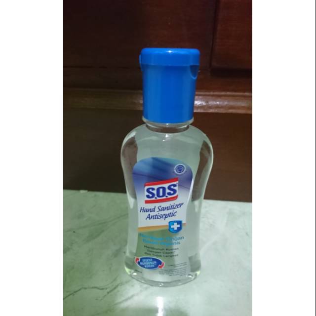 sos hand sanitizer gel 60ml antiseptic