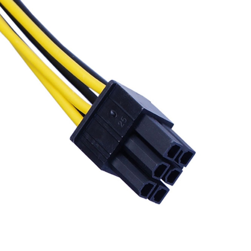 Kabel Ekstensi Power Supply btsg 6pin Ke 8Pin Kabel Adaptor 8Pin GPU 6pin Male to 8Pin (6+2) Male Graphics Card Power