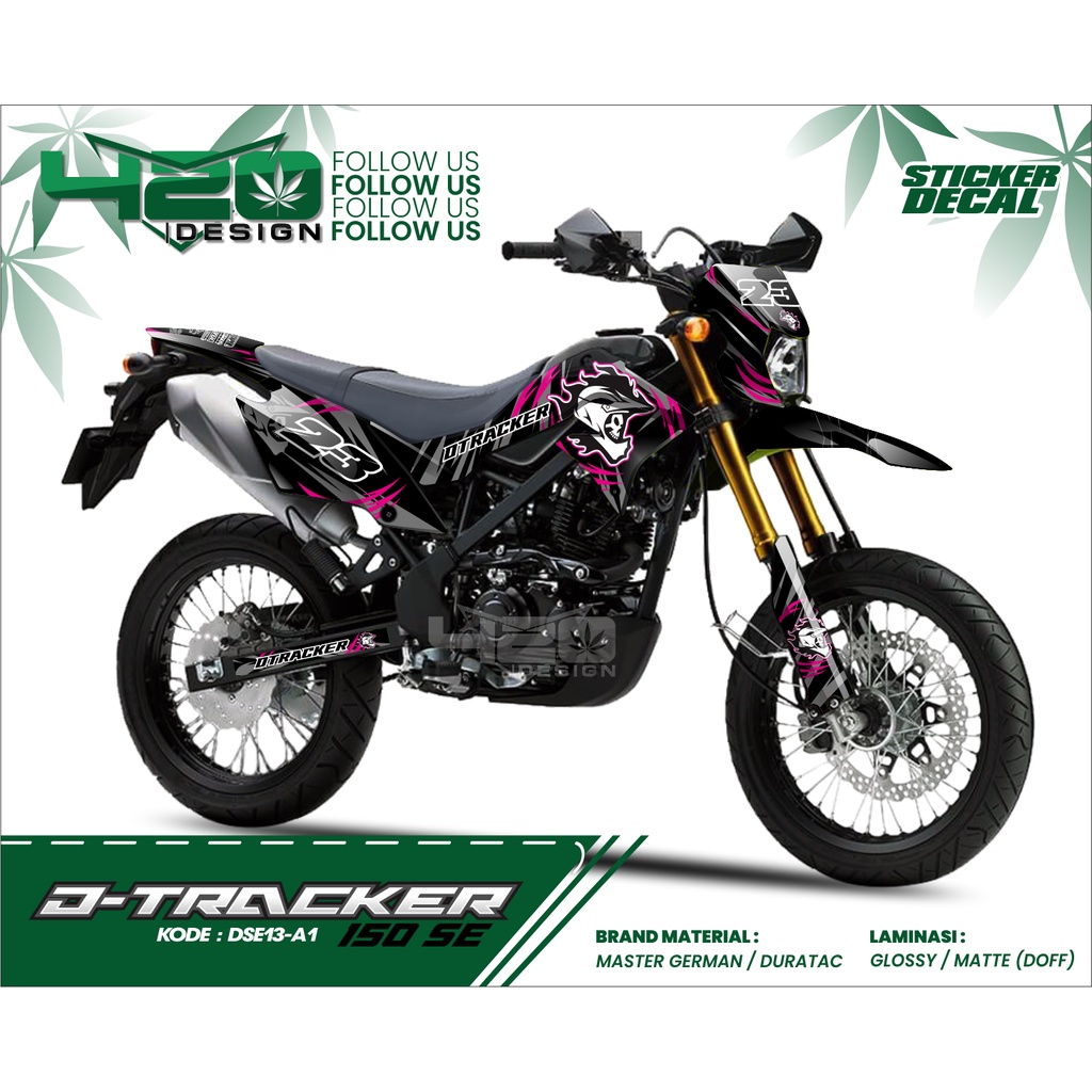 Aksesoris Supermoto KLX  Dtracker SE - Kawasaki Dtracker SE Variasi Custom Desain - Kawasaki KLX Dtr