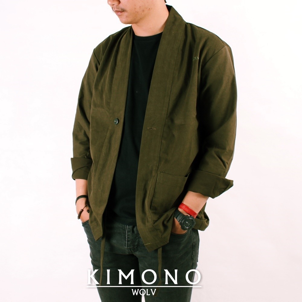 Jaket kimono pria dan wanita unisex