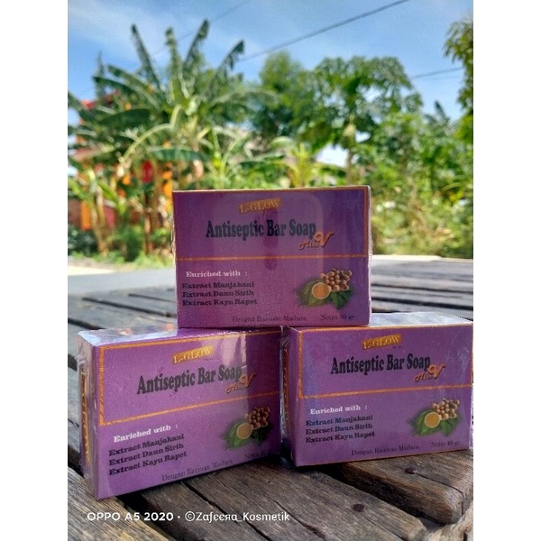 L-Glow Antiseptic Bar Soap / Sabun miss V balik prawan