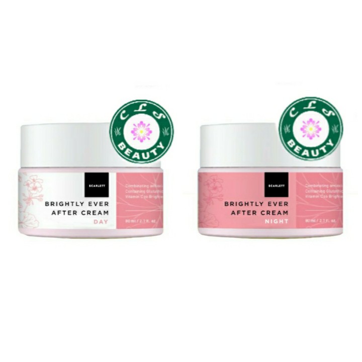SCARLETT BRIGHTLY CREAM DAY & CREAM NIGHT BPOM