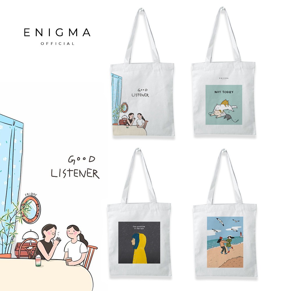 SALE TOTEBAG KANVAS ORIGINAL ENIGMA TOTEBAG KANVAS COLLECTION 16