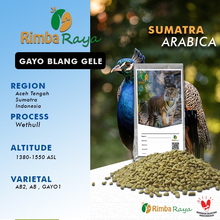 

Arabica Greenbean Gayo Blang Gelle Grade 1 Dryhull Process