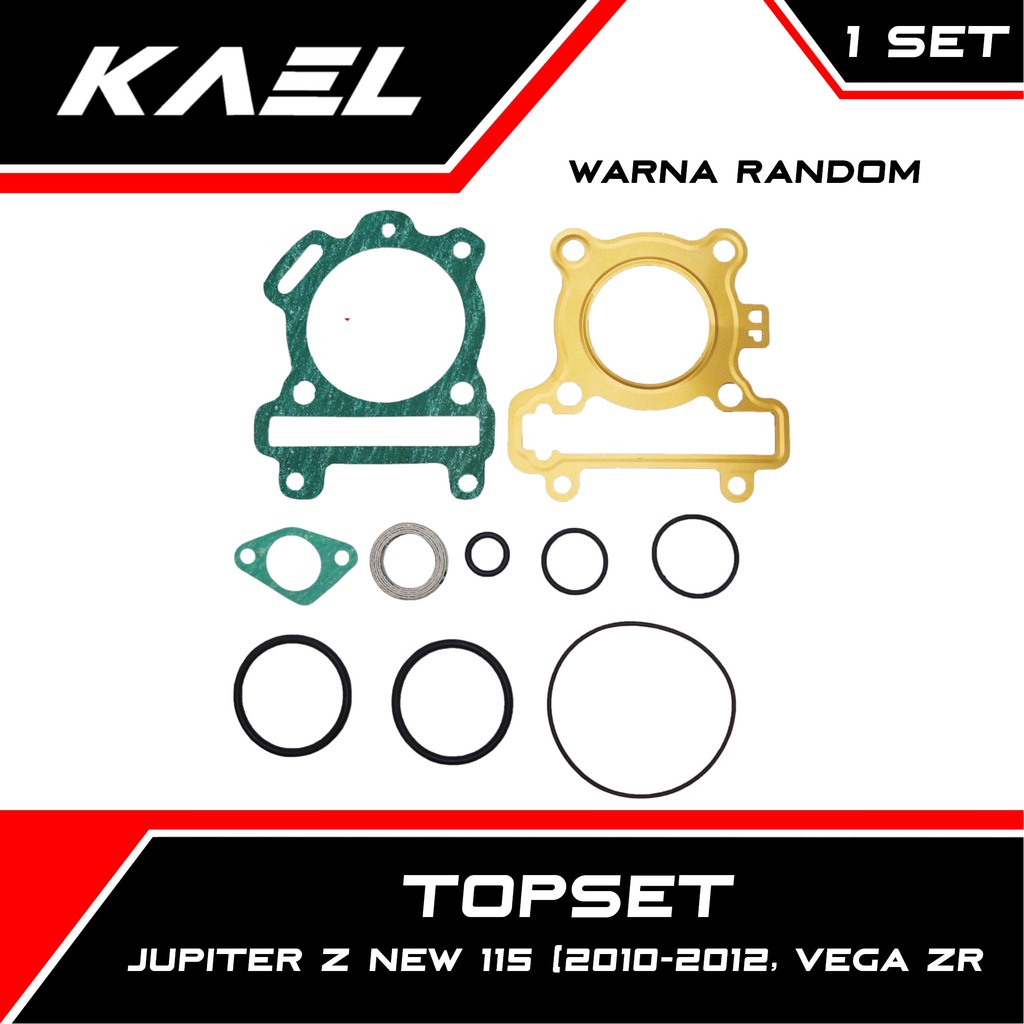 Topset Yamaha Jupiter Z New 115 Robot-Salib 2010-2012 &amp; Vega ZR Top Set Gasket-Paking-Packing Kit