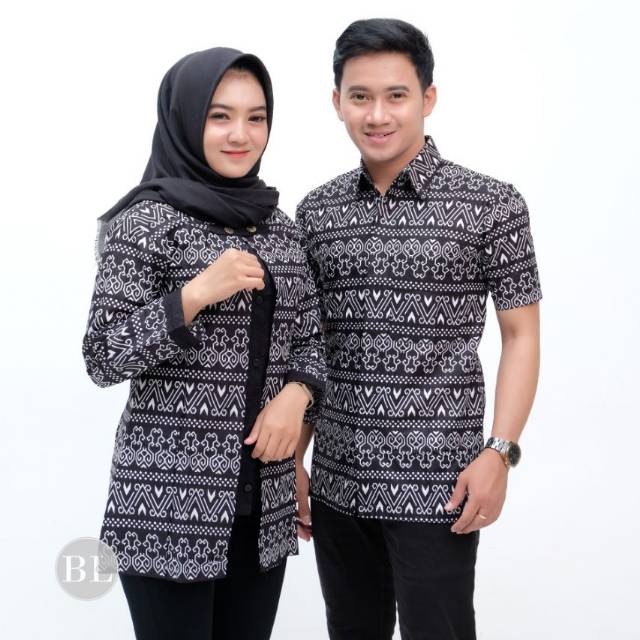 WOU BATIK KAMARATIH COUPLE Modern Pasangan,Sarimbit,Baju Batik Modern,Batik Couple Kekinian