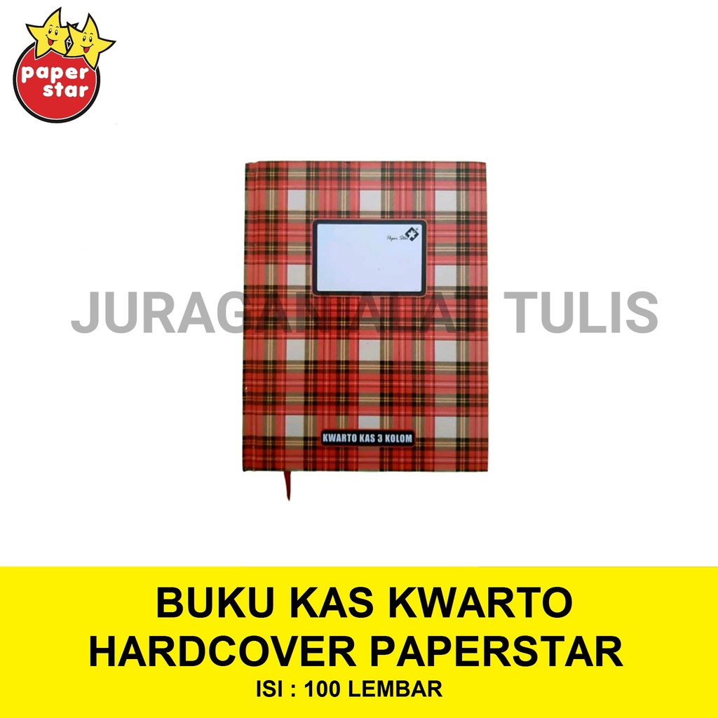 

BUKU KAS KWARTO / QUARTO HARDCOVER PAPERSTAR