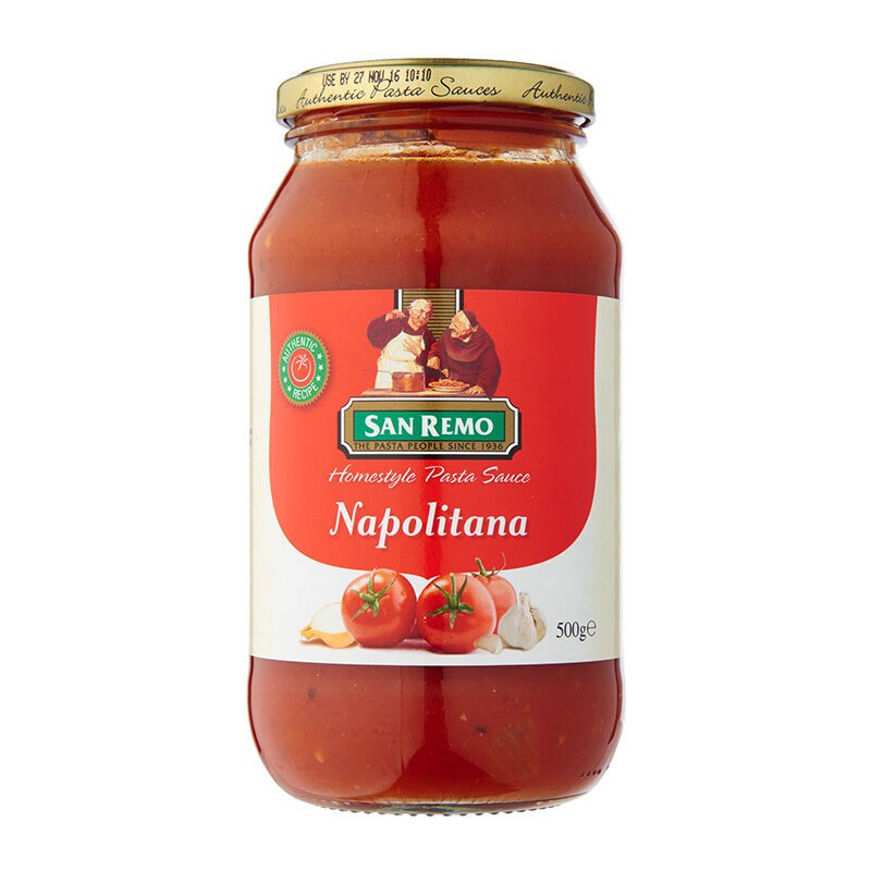 

SAN REMO Pasta Sauce Napolitana 500gr Saus Pasta