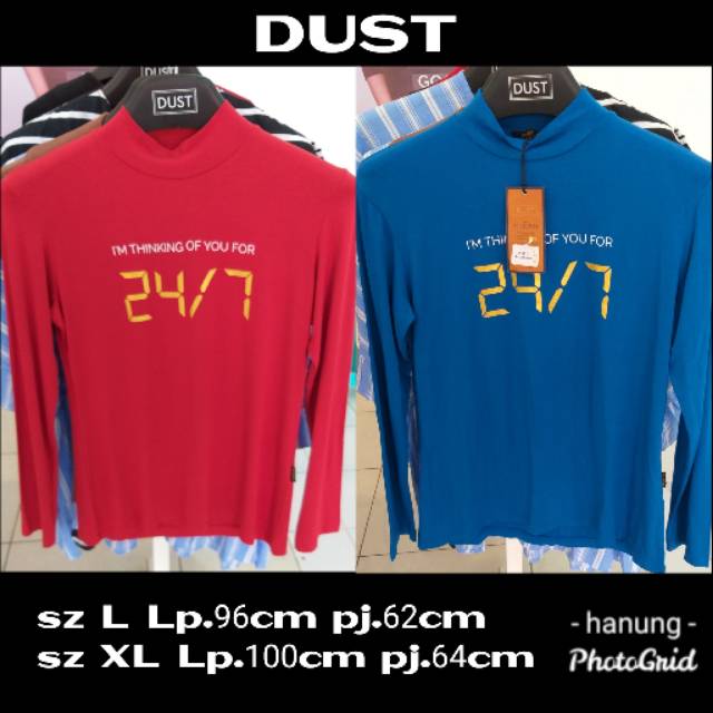 Kaos DUST original || kaos dust lengan panjang