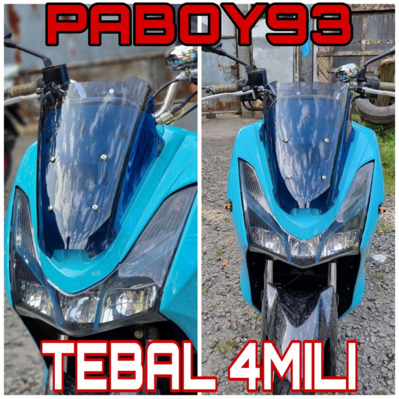 WINDSHIELD LEXI125 STANDAR TIPE ALIGATOR.VISOR YAMAHA LEXI125 STANDAR