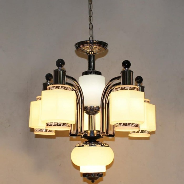 LAMPU GANTUNG/HIAS/MINIMALIS/LED 5+1 LAMPU