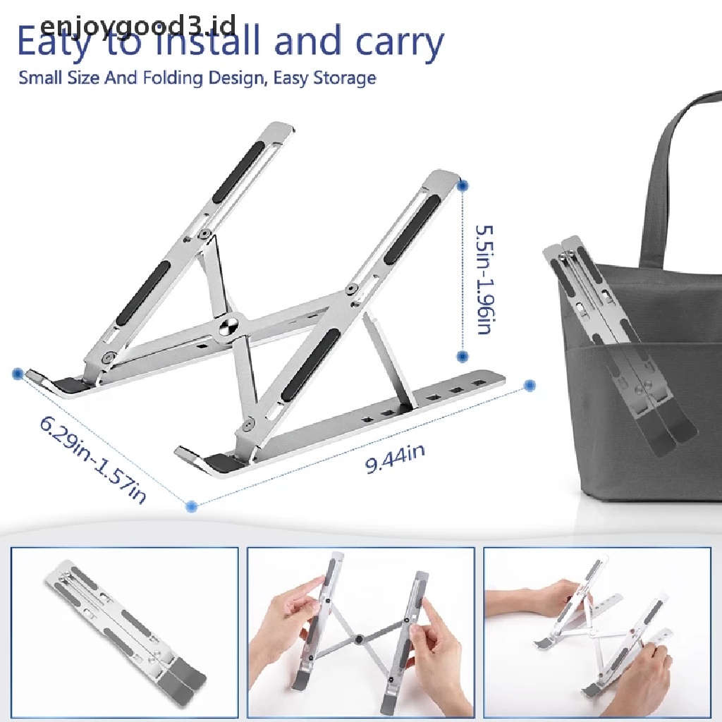 Stand Holder Laptop / Notebook Portable Dapat Dilipat